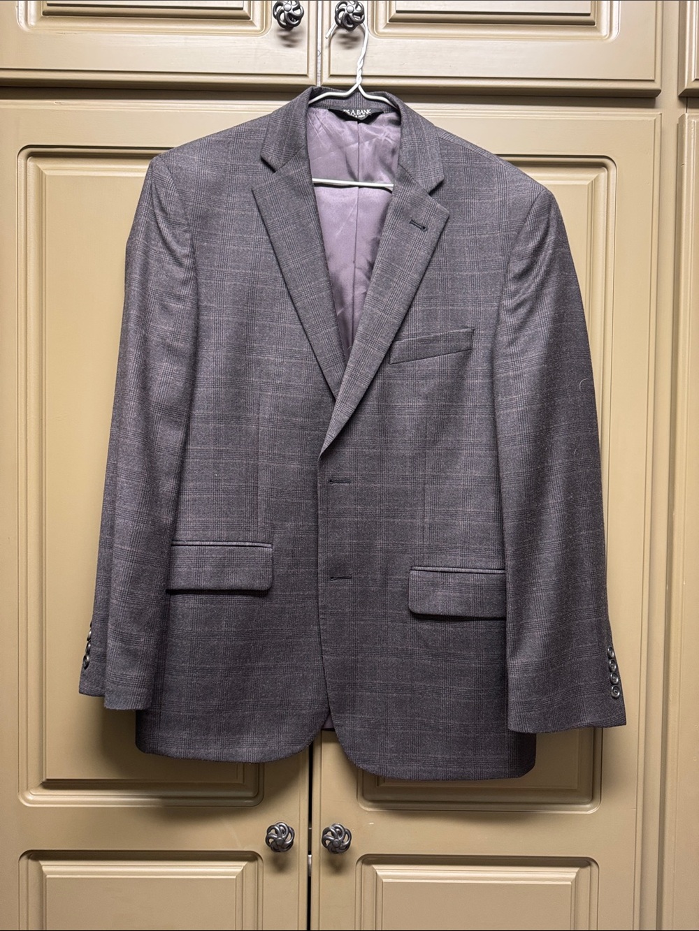 Jos. A. Bank Men's Gray Plaid Sport Coat